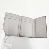 Anya Hindmarch アローズ別注 EYES ミニウォレット 三つ折り財布 シルバー レディース アニヤ・ハインドマーチ【中古】5-1014G◎