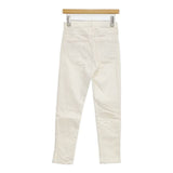 upper hights THE STELLA 2 スキニー ジーンズ サイズ22 デニムパンツ オフホワイト レディース アッパーハイツ【中古】6-0205G∞