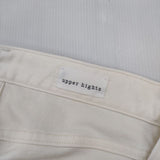 upper hights THE STELLA 2 スキニー ジーンズ サイズ22 デニムパンツ オフホワイト レディース アッパーハイツ【中古】6-0205G∞