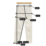 upper hights THE STELLA 2 スキニー ジーンズ サイズ22 デニムパンツ オフホワイト レディース アッパーハイツ【中古】6-0205G∞