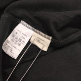 nest Robe 01173-1080 シャーリング ギャザー コットンブラウス 製品洗い カットソー ブラック レディース ネストローブ【中古】6-0205M∞