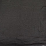 6397 シルク コットン ニットソー Vネック セーター ニット ブラック レディース シックススリーナインセブン【中古】6-0228M∞