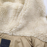 mina perhonen tambourine TA6032P キッズ 100サイズ 中綿ベスト ボア ベスト イエロー ホワイト レディース ミナペルホネン【中古】5-1108T♪