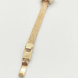 Rosemont RS5-01 スクエア型 メッシュバンド 腕時計 ゴールド レディース ロゼモン【中古】5-1130G∞