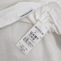 nest Robe UpcycleLino BASIC 天竺ビッグTee 20th anniversary edition 定価15400円 Tシャツ ホワイト レディース ネストローブ【中古】5-0930S♪