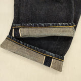 YAECA 14oz WIDE STRAIGHT DENIM ワイドストレートデニム 定価22000円 11-14W デニムパンツ ネイビー INDIGO レディース ヤエカ【中古】6-0205G∞
