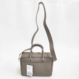 Manuel MILANO 新品 定価33000円 ベイクルーズ購入 IENA 2way レザーバッグ 25SS ベージュ レディース マニュエルミラノ【中古】5-0930G♪