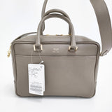 Manuel MILANO 新品 定価33000円 ベイクルーズ購入 IENA 2way レザーバッグ 25SS ベージュ レディース マニュエルミラノ【中古】5-0930G♪
