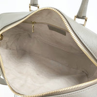 Manuel MILANO 新品 定価33000円 ベイクルーズ購入 IENA 2way レザーバッグ 25SS ベージュ レディース マニュエルミラノ【中古】5-0930G♪