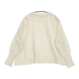 IENA ウールカシミヤ クループルオーバー 定価19800円 23080900705030 セーター ニット 23AW ホワイト レディース イエナ【中古】5-1031T♪