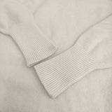 IENA ウールカシミヤ クループルオーバー 定価19800円 23080900705030 セーター ニット 23AW ホワイト レディース イエナ【中古】5-1031T♪