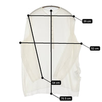IENA ヨウリュウシフォンヘンリートップス 定価16500円 楊柳 シアー ブラウス シャツ 25SS ホワイト レディース イエナ【中古】5-0926M♪