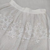 Laula/IENA 別注 総刺繍 レース 定価39600円 LS23I-SK1 ロングスカート ホワイト レディース ラウラ/イエナ【中古】6-0205M∞