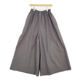 mina perhonen 美品 dry sound ワイドイージーパンツ 定価66000円 36/38 24AW チャコールグレー レディース ミナペルホネン【中古】5-0926T♪