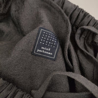mina perhonen 美品 dry sound ワイドイージーパンツ 定価66000円 36/38 24AW チャコールグレー レディース ミナペルホネン【中古】5-0926T♪