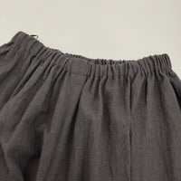 mina perhonen 美品 dry sound ワイドイージーパンツ 定価66000円 36/38 24AW チャコールグレー レディース ミナペルホネン【中古】5-0926T♪