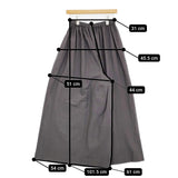 mina perhonen 美品 dry sound ワイドイージーパンツ 定価66000円 36/38 24AW チャコールグレー レディース ミナペルホネン【中古】5-0926T♪