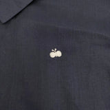 mina perhonen neutraali valoa 36 シャツドレス 定68200円 シルクコットン ワンピース 24SS ネイビー レディース ミナペルホネン【中古】5-0926M♪