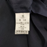 mina perhonen neutraali valoa 36 シャツドレス 定68200円 シルクコットン ワンピース 24SS ネイビー レディース ミナペルホネン【中古】5-0926M♪