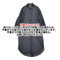mina perhonen neutraali valoa 36 シャツドレス 定68200円 シルクコットン ワンピース 24SS ネイビー レディース ミナペルホネン【中古】5-0926M♪