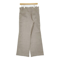 MEYAME 美品 LINEN PANTS MEY-1821 リネンパンツ 定価29700円 パンツ 24SS ベージュ レディース メヤメ【中古】5-0930M♪