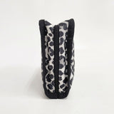 LeSportsac 美品 TECH ORGANIZER ニュートラルレオパード 定価11000円 小物入れ ポーチ ホワイト ブラック レディース レスポートサック【中古】6-0202G∞