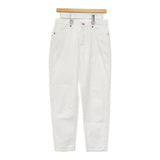 yunahica 黒田知永子さんコラボ chieko スタンダードデニム ホワイト 定価25300円 デニムパンツ ホワイト レディース ユナヒカ【中古】5-1218G∞