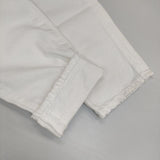 yunahica 黒田知永子さんコラボ chieko スタンダードデニム ホワイト 定価25300円 デニムパンツ ホワイト レディース ユナヒカ【中古】5-1218G∞