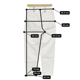 yunahica 黒田知永子さんコラボ chieko スタンダードデニム ホワイト 定価25300円 デニムパンツ ホワイト レディース ユナヒカ【中古】5-1218G∞