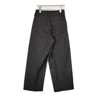 MARGARET HOWELL 578-9243013 ウールピンストライプタック スラックス