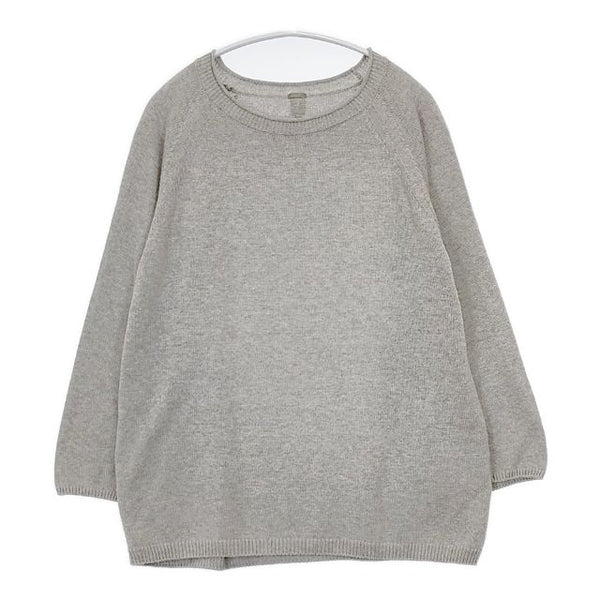 MARGARET HOWELL 589-8263002 コットン サイズF セーター ニット グレー レディース マーガレットハウエル【中古】5-1106M∞