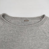 MARGARET HOWELL 589-8263002 コットン サイズF セーター ニット グレー レディース マーガレットハウエル【中古】5-1106M∞