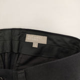 MARGARET HOWELL 578-5242007 コットンウール センタープレススラックス パンツ ブラック レディース マーガレットハウエル【中古】5-1106T∞