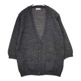 MARGARET HOWELL 578-264408 ウール 七分袖 カーディガン チャコールグレー レディース マーガレットハウエル【中古】5-1106T∞