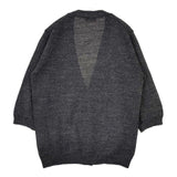 MARGARET HOWELL 578-264408 ウール 七分袖 カーディガン チャコールグレー レディース マーガレットハウエル【中古】5-1106T∞