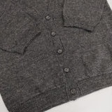 MARGARET HOWELL 578-264408 ウール 七分袖 カーディガン チャコールグレー レディース マーガレットハウエル【中古】5-1106T∞