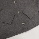 SUNSPEL メリノウール イギリス製 XS カーディガン チャコールグレー レディース サンスペル【中古】5-1106T∞