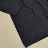 SUNSPEL 571-0264001 ウール イギリス製 羽織 カーディガン ネイビー レディース サンスペル【中古】5-1106T∞