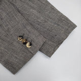 MARGARET HOWELL 578-6120003 CLEAN HERRINGBONE JACKET リネン テーラードジャケット グレー レディース マーガレットハウエル【中古】5-1220M∞