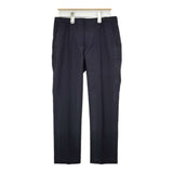 MARGARET HOWELL 578-120404 ウールリネン ジャケット パンツ セットアップ ネイビー レディース マーガレットハウエル【中古】5-1220M∞