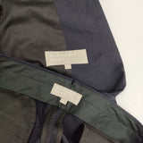 MARGARET HOWELL 578-120404 ウールリネン ジャケット パンツ セットアップ ネイビー レディース マーガレットハウエル【中古】5-1220M∞