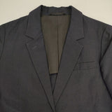 MARGARET HOWELL 578-120404 ウールリネン ジャケット パンツ セットアップ ネイビー レディース マーガレットハウエル【中古】5-1220M∞