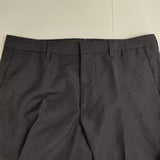 MARGARET HOWELL 578-120404 ウールリネン ジャケット パンツ セットアップ ネイビー レディース マーガレットハウエル【中古】5-1220M∞