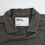 MHL. 595-6258504 コットンシャツワンピ ワンピース グレー レディース エムエイチエル【中古】5-1220M∞