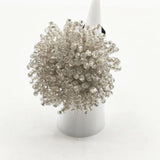 designsix 未使用 ビーズ リング リング・指輪 シルバー レディース デザインシックス【中古】5-1130G∞