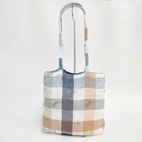 mina perhonen zs9124 choucho リネン 刺繍 トートバッグ ホワイト マルチカラー レディース ミナペルホネン【中古】6-0202G∞