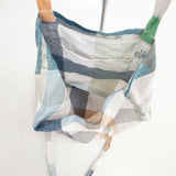 mina perhonen zs9124 choucho リネン 刺繍 トートバッグ ホワイト マルチカラー レディース ミナペルホネン【中古】6-0202G∞