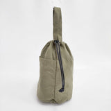 MARGARET HOWELL ドローストリング 巾着 トートバッグ カーキ レディース マーガレットハウエル【中古】6-0202G∞