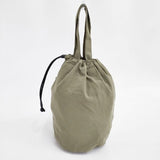 MARGARET HOWELL ドローストリング 巾着 トートバッグ カーキ レディース マーガレットハウエル【中古】6-0202G∞