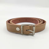 MHL. レザー ナロー ベルト マスタード系 レディース エムエイチエル【中古】5-1130G∞